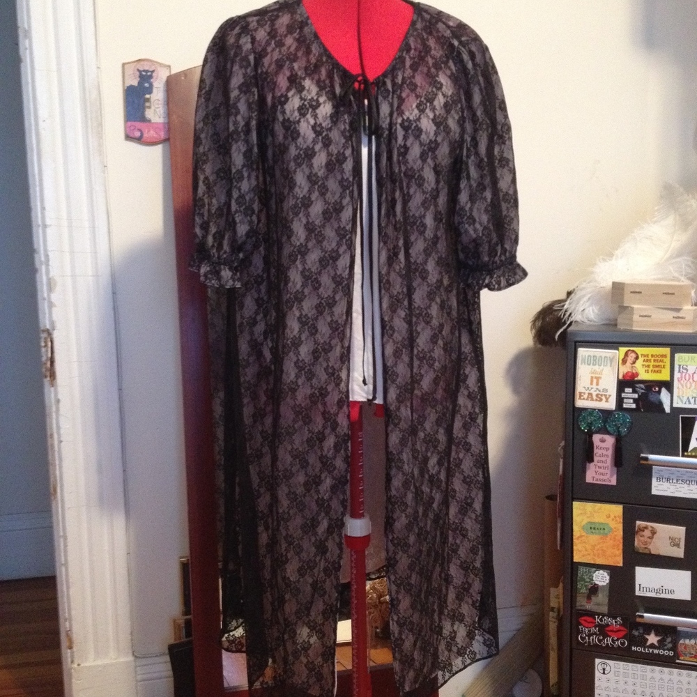 Bettie Page by Secrets in Lace boudoir robe